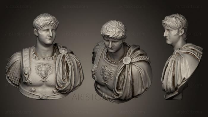 Busts and heads antique and historical (BUSTA_0469) 3D model for CNC machine
